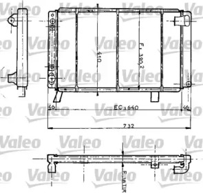 Теплообменник (VALEO: 730069)