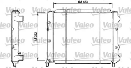 Теплообменник (VALEO: 730081)