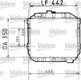 Теплообменник (VALEO: 730110)