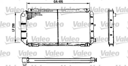 Теплообменник (VALEO: 730116)