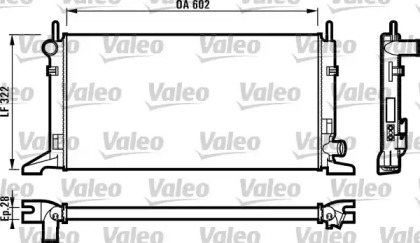 Теплообменник (VALEO: 730117)