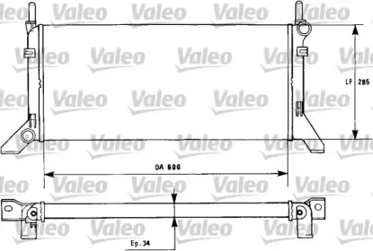 Теплообменник (VALEO: 730120)