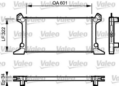 Теплообменник (VALEO: 730124)