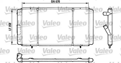 Теплообменник (VALEO: 730140)