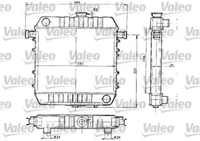 Теплообменник (VALEO: 730152)