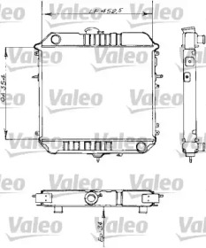 Теплообменник (VALEO: 730155)