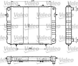 Теплообменник (VALEO: 730165)