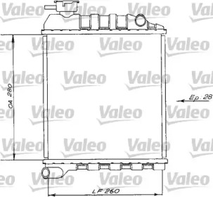 Теплообменник (VALEO: 730172)