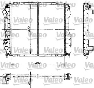 Теплообменник (VALEO: 730181)