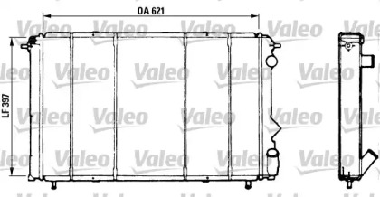 Теплообменник (VALEO: 730184)