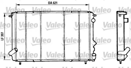 Теплообменник (VALEO: 730185)