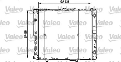 Теплообменник (VALEO: 730298)