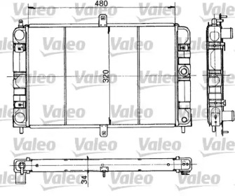 Теплообменник (VALEO: 730317)