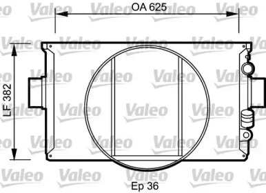 Теплообменник (VALEO: 730334)