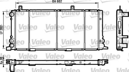 Теплообменник (VALEO: 730348)