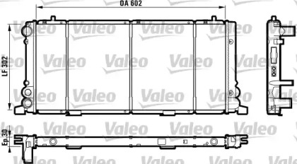 Теплообменник (VALEO: 730349)