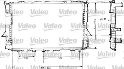 Теплообменник (VALEO: 730362)