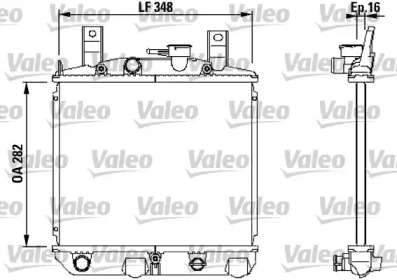 Теплообменник (VALEO: 730397)