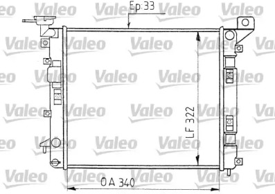 Теплообменник (VALEO: 730400)