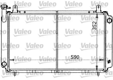 Теплообменник (VALEO: 730407)