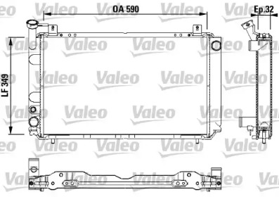 Теплообменник (VALEO: 730408)