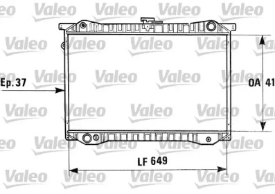 Теплообменник (VALEO: 730410)