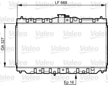 Теплообменник (VALEO: 730423)