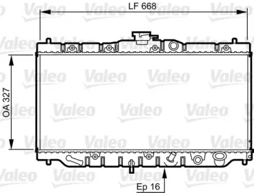 Теплообменник (VALEO: 730424)