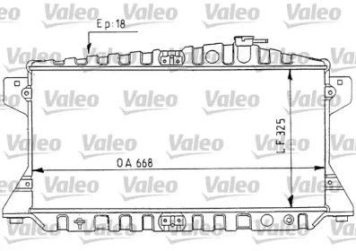 Теплообменник (VALEO: 730426)