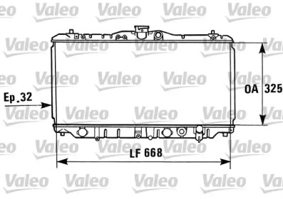 Теплообменник (VALEO: 730430)