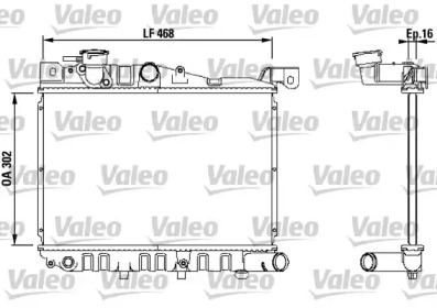 Теплообменник (VALEO: 730433)