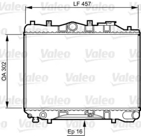 Теплообменник (VALEO: 730436)