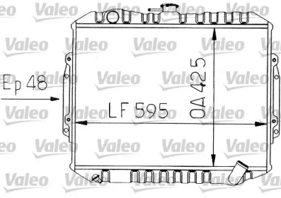 Теплообменник (VALEO: 730454)