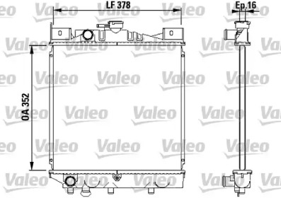 Теплообменник (VALEO: 730456)