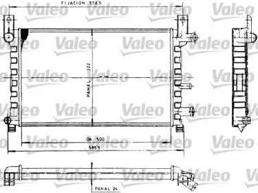 Теплообменник (VALEO: 730483)