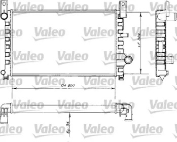 Теплообменник (VALEO: 730484)