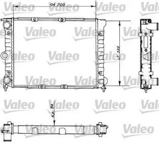 Теплообменник (VALEO: 730485)