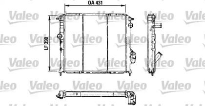 Теплообменник (VALEO: 730501)