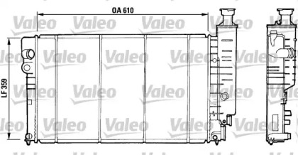 Теплообменник (VALEO: 730506)