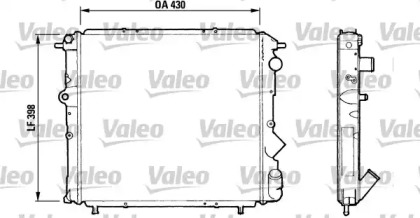 Теплообменник (VALEO: 730510)