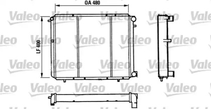 Теплообменник (VALEO: 730511)