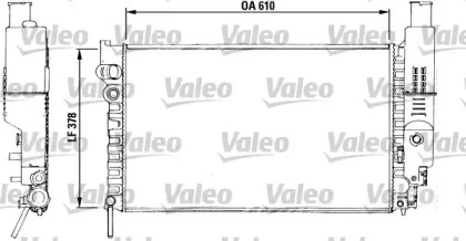 Теплообменник (VALEO: 730512)