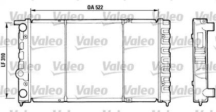 Теплообменник (VALEO: 730513)