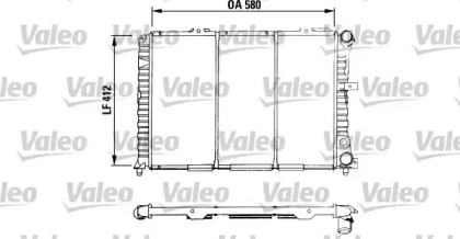 Теплообменник (VALEO: 730535)