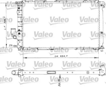 Теплообменник (VALEO: 730536)