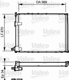 Теплообменник (VALEO: 730548)