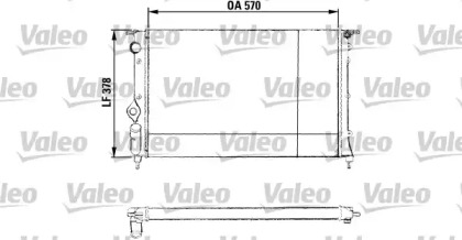 Теплообменник (VALEO: 730551)