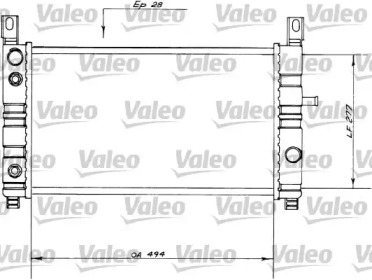 Теплообменник (VALEO: 730559)