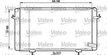 Теплообменник (VALEO: 730588)