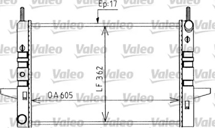 Теплообменник (VALEO: 730590)